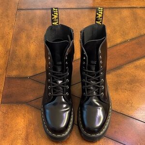 Dr. Martens Glossy Black Jadon Boots